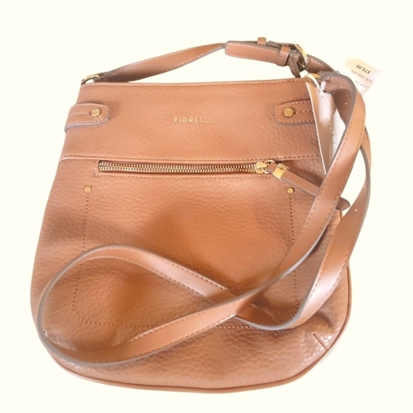 Handbags - Fiorelli Anna Tan Leather Shoulder Crossbody Bag NWT